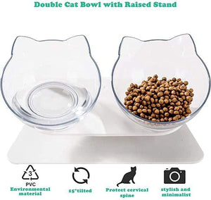 KITTYHEALTH™ Orthopedic & Anti-Vomiting Bowl Set For Cats
