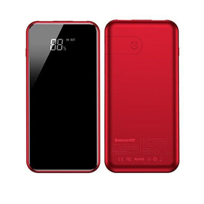 BASEUS OfficialFlagship Store Power Bank Red BSS 8000mAh QI Wireless Charger Power Bank
