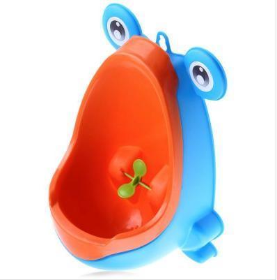 Children Hobby Store Potties Blue and Orange FROGGY™ Baby Boy Potty Training Urinal
