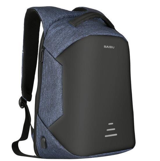 Foxsmarts Anti Theft Backpack Blue BAIBU™ Anti Theft Water Resistant Backpack