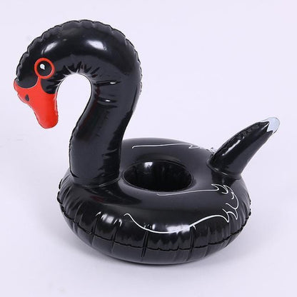 Foxsmarts Black Inflatable Pool Party Cup Holders