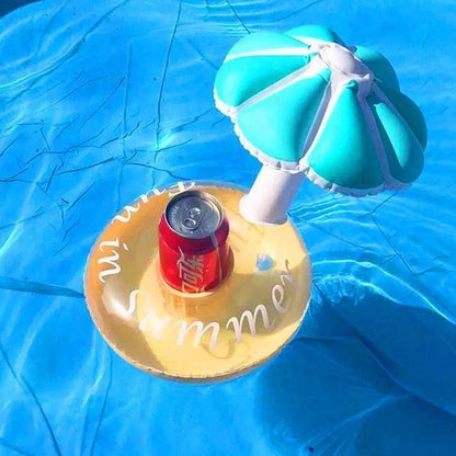 Foxsmarts Blue Inflatable Pool Party Cup Holders