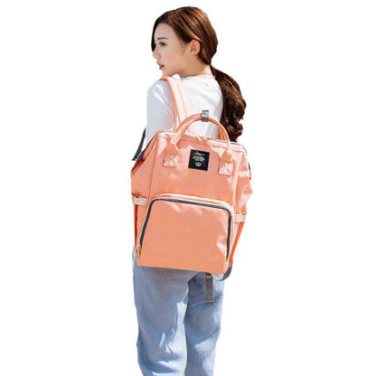 Foxsmarts Pink & White Fashion Mom Diaper Bag