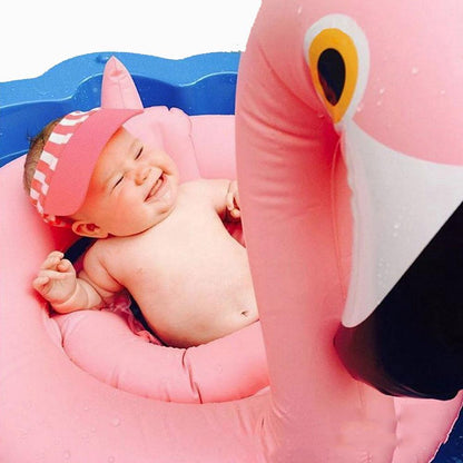 Foxsmarts Pool Float Flamingo HappyBird™ Inflatable Pool Float For Kids