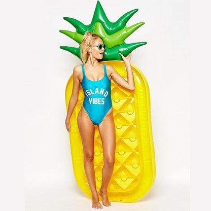 Foxsmarts Pool Float Pineapple SunFun™ Inflatable Pineapple And Watermelon Pool Float