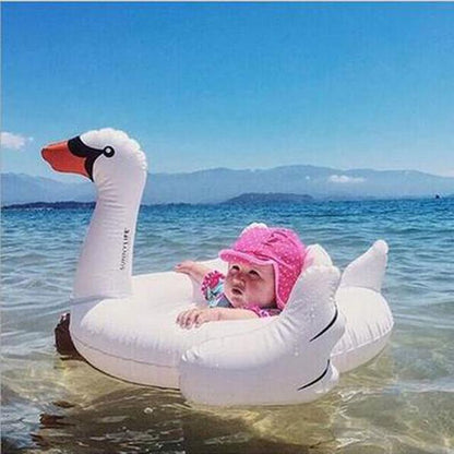 Foxsmarts Pool Float Swan HappyBird™ Inflatable Pool Float For Kids