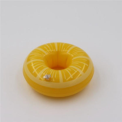 Foxsmarts Yellow Inflatable Pool Party Cup Holders