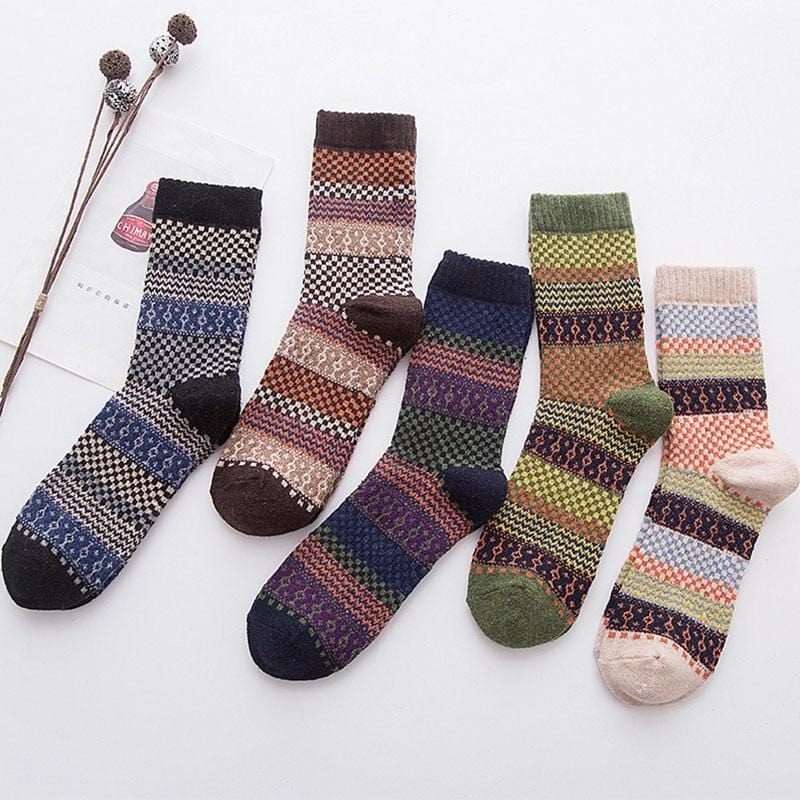 Ice-Rain-Water Store Socks 01 Christmas Wool Socks