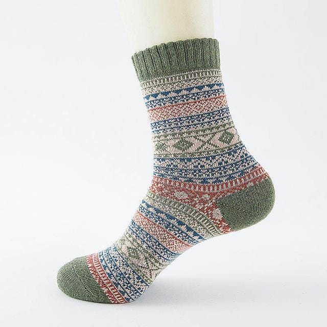 Ice-Rain-Water Store Socks 14 Christmas Wool Socks