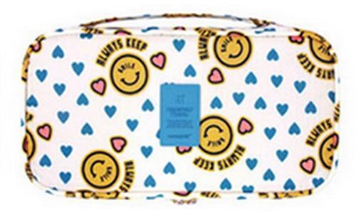 IHAD Official Store Storage Bags Smiling yellow Lingerie Organizer Travel Bag