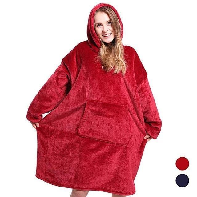JAGDAMBE Official Store Blankets Red / One Size For All Oversized Comfy Blanket Hoodie