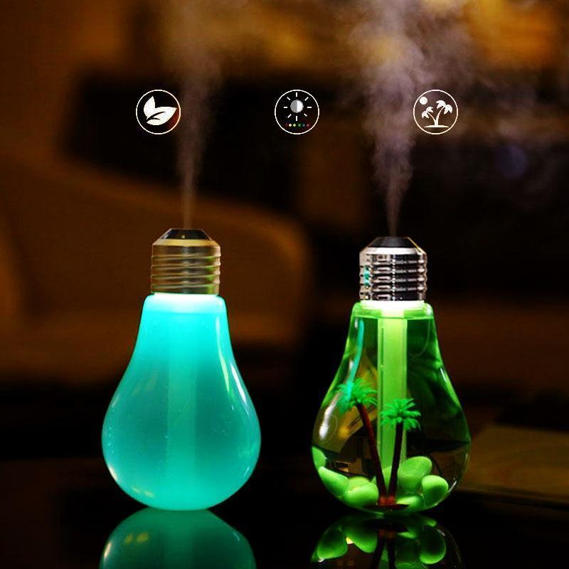 JE J. COTTON. DESIGN Familly Store Humidifiers Silver AROMA™ LED Bulb Air Humidifier