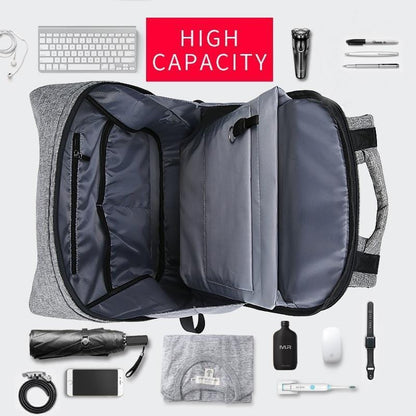 MARK RYDEN Official Store Anti Theft Backpack Black USB Mark Ryden™ Waterproof Backpack
