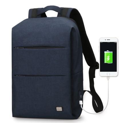 MARK RYDEN Official Store Anti Theft Backpack Blue USB Mark Ryden™ Waterproof Backpack