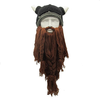 Mr.Kooky Official Store Skullies & Beanies Brown Beard The Legendary™ Viking Beard Beanie