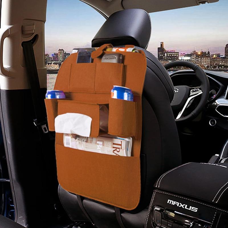 Naturelife Store Storage Bags Black Multi-Pocket Travel Car Seat Storage Organizer