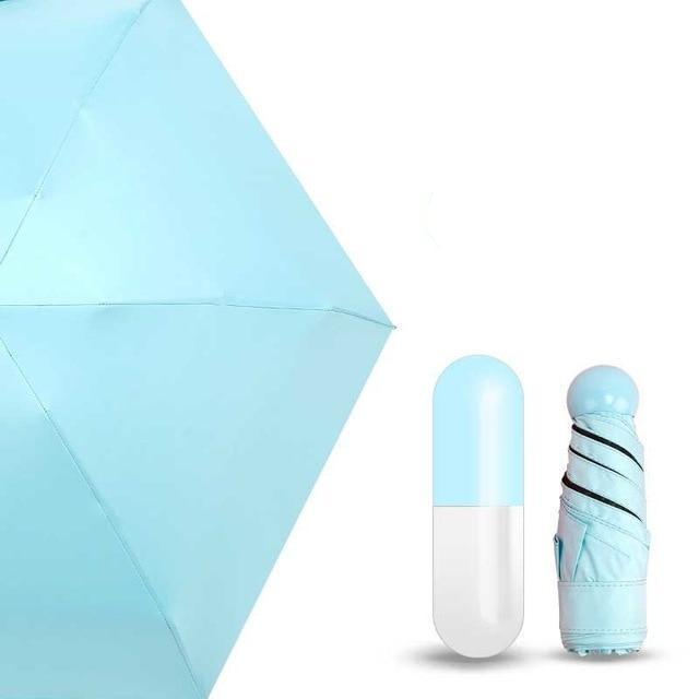 On a Rainy Day Store Umbrellas Blue CAPSULE™ Mini Pocket Umbrella