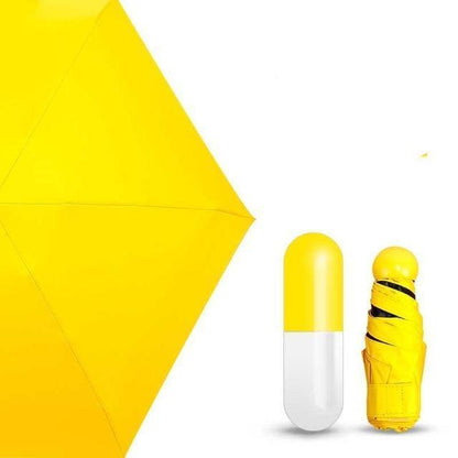 On a Rainy Day Store Umbrellas Yellow CAPSULE™ Mini Pocket Umbrella