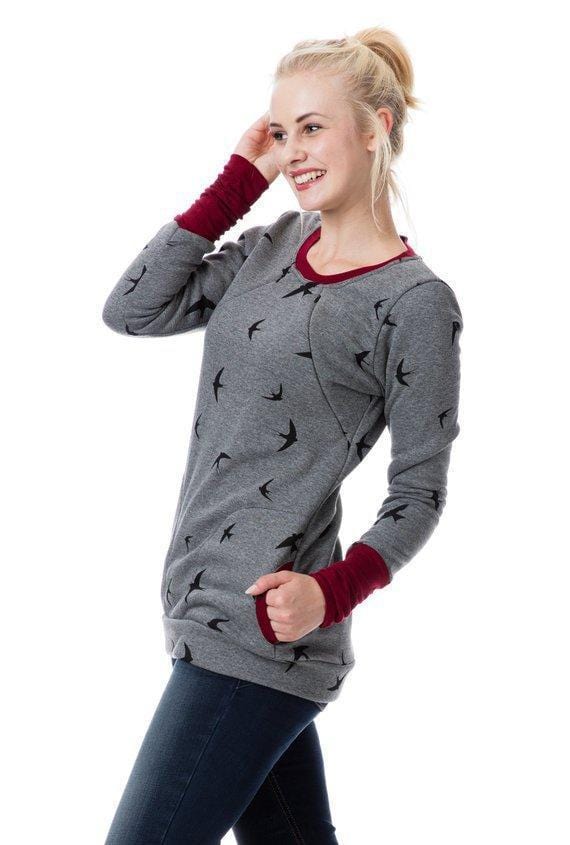Shop4654005 Store Hoodies Thick Warm Nursing Sweatshirt