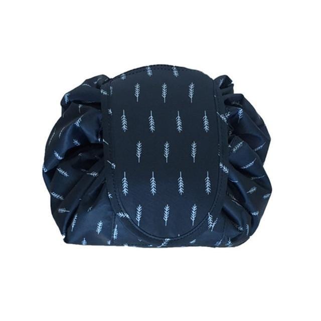 SL Drop Shipping Store Cosmetic Bags & Cases Blue Feathers MAGIC™ Drawstring Travel Makeup Bag