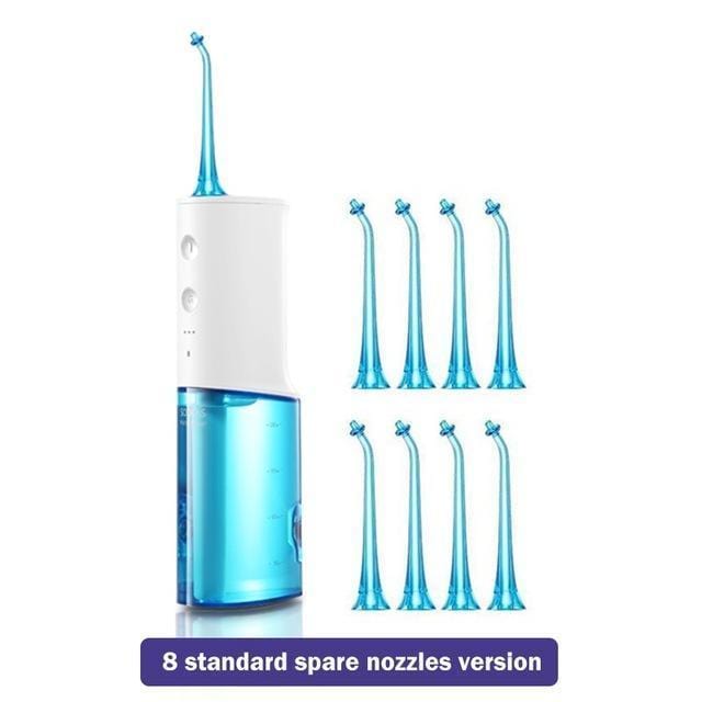 SOOCAS Official Store Oral Irrigators Russian Federation / with 8 extra nozzles Portable Water Flosser
