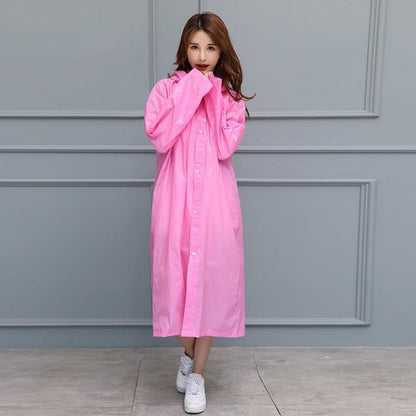 UnderRain Store Raincoats Pink Fashion EVA Women Raincoat