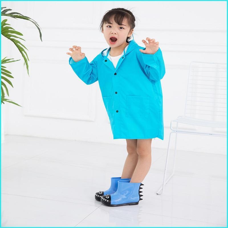 Vilead Official Store Raincoats Blue / S DINO Rain Coat For Kids