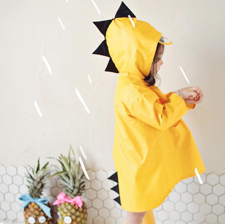 Vilead Official Store Raincoats Yellow / S DINO Rain Coat For Kids