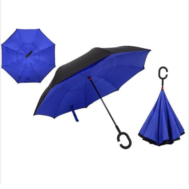 Yesello Umbrella Store Reverse Umbrella Blue RAINAWAY™ Double-Layer Reverse Umbrella