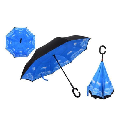 Yesello Umbrella Store Reverse Umbrella Blue Sky RAINAWAY™ Double-Layer Reverse Umbrella