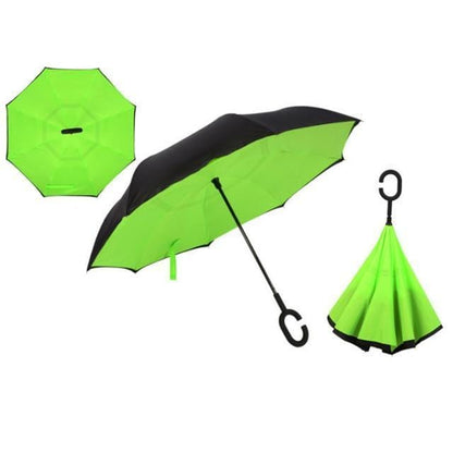 Yesello Umbrella Store Reverse Umbrella Green RAINAWAY™ Double-Layer Reverse Umbrella