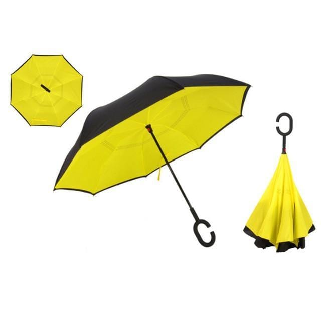 Yesello Umbrella Store Reverse Umbrella Yellow RAINAWAY™ Double-Layer Reverse Umbrella